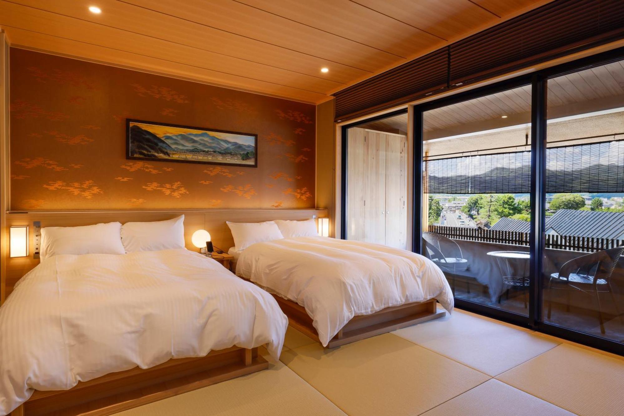 Kyoto Arashiyama Onsen Ryokan Togetsutei Экстерьер фото