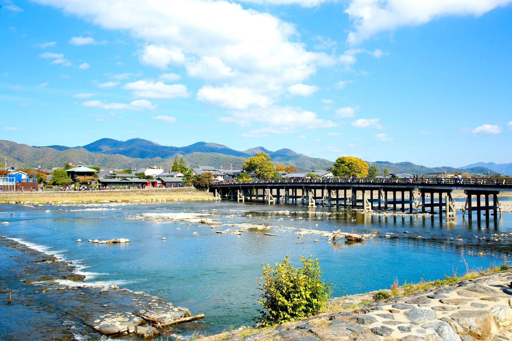 Kyoto Arashiyama Onsen Ryokan Togetsutei Экстерьер фото